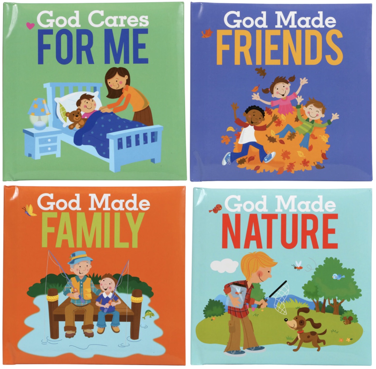 God Made Animals, Seasons, Colors, Earth… Children's Padded 4 Book Set –  Hearty Household